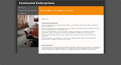 Desktop Screenshot of foxhoundenterprises.com